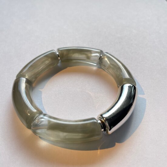 Big Tube Greige Zilver