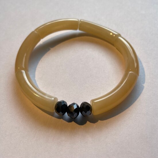 Tube facet blauw creme