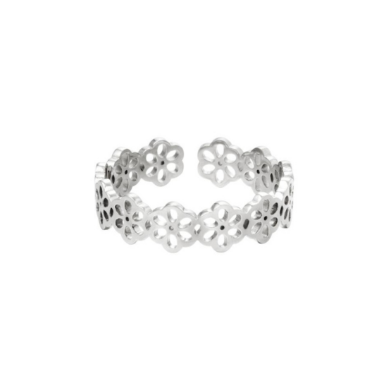 Daisy flowers - Zilver