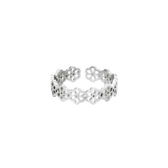 Daisy flowers - Zilver
