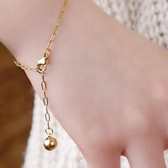 Schakelarmband Bal - Goud