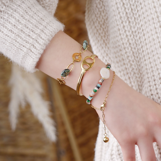 Schakelarmband Bal - Goud