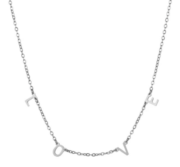 Ketting LOVE Zilver