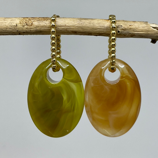 Kleine druppel facet - Amber