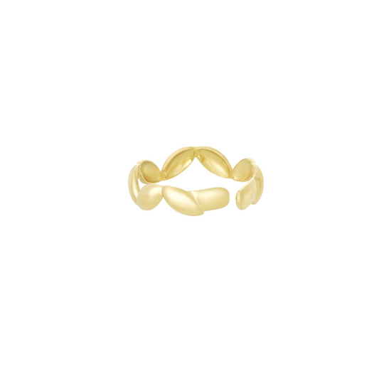 Ring Wave - Goud