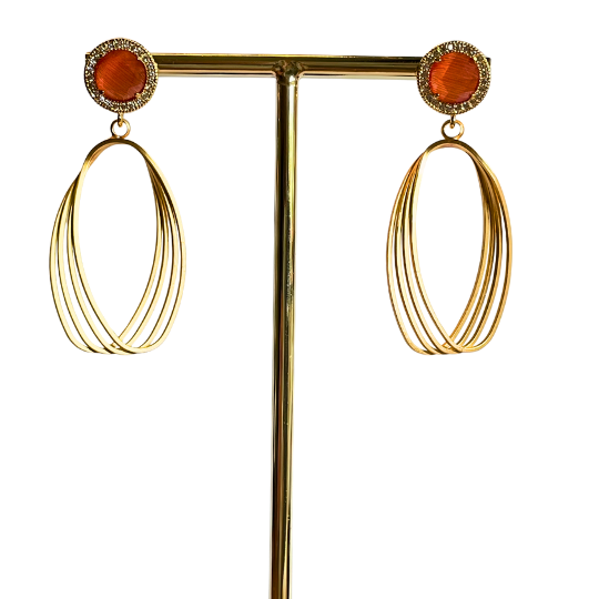 Oranje Cateye - Mat goud
