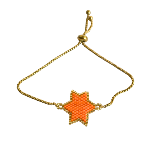 Armband Ster Oranje