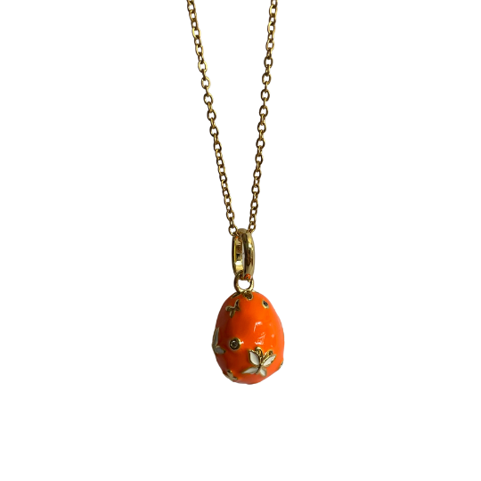 Ketting Druppel Vlinder Oranje
