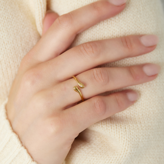 Open Ring Zilver