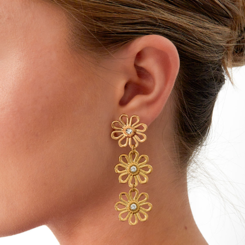 Flower Triple - Goud