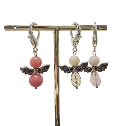 Sleutelhanger Engel - licht bruin