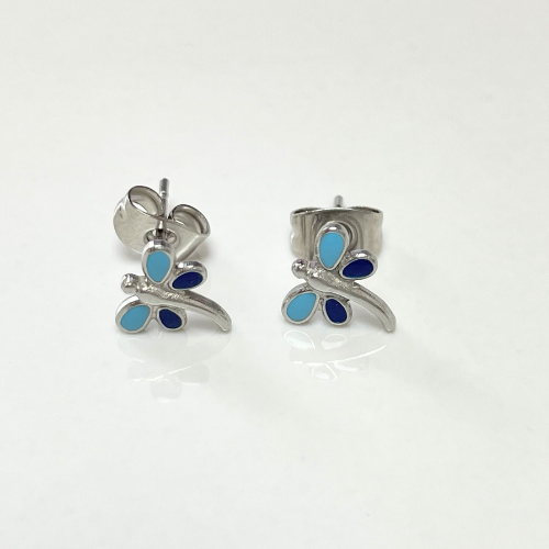 Libelle - Zilver - Blauw