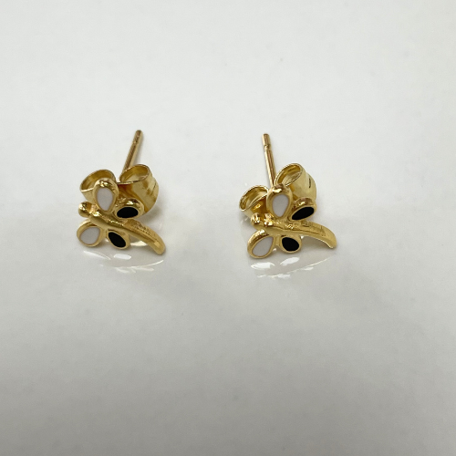 Libelle - Goud - Zwart/Wit