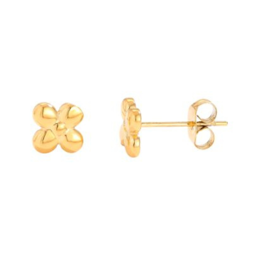 Oorknopje Bloem - Goud