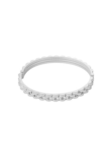 Bangle schakel - Zilver