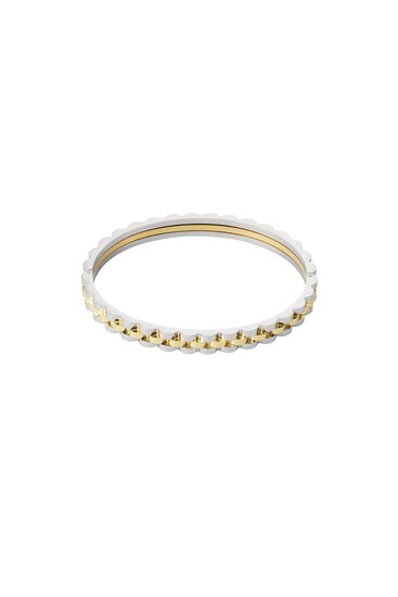 Bangle schakel - Bicolor