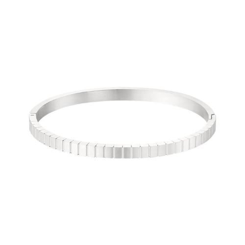 Bangle Streepjes - Zilver