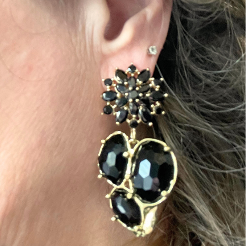 Oorsteker Onyx hanger