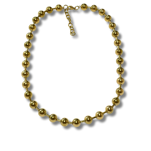 Chunky Ballchain Ketting - Goud