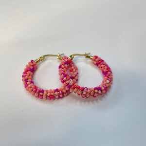 Creool Beads Roze - Goud