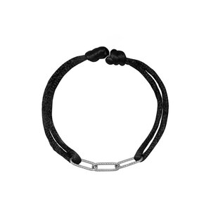 Chains - Satijnen armband - Zilver