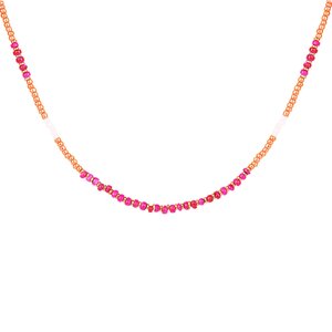 Beads - Oranje/Roze