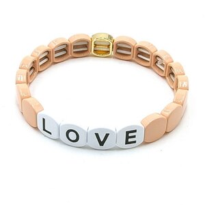 Love - Zacht Roze - Armband